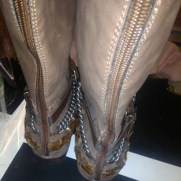 Ladies suade boots 10 medium - Picture 7 of 7